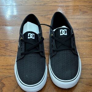 DC Kids Black and White Casual Shoes